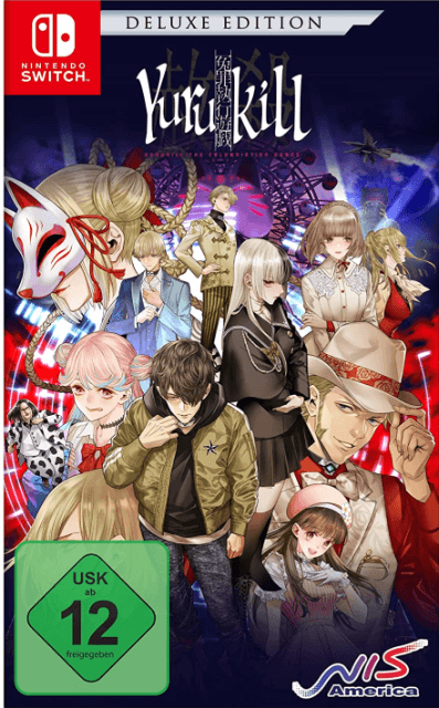 Yurukill: The Calumniation Games box art for Switch